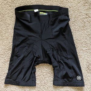 Novara Black Men's Medium Padded Bicycle/Cycling/Bike Shorts